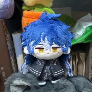 10cm Game Impact Flins Plush Durin Columbina Varka Skirk Raiden Shogun Cute Cartoon Al Haitham Dolls Bag Pendant Keychain Gift