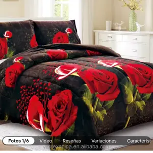 Manta Borrego de franela estampada, Juego de 3 piezas, franela supersuave con edredón cálido Sherpa pesado para todas las estaciones, sofá cama