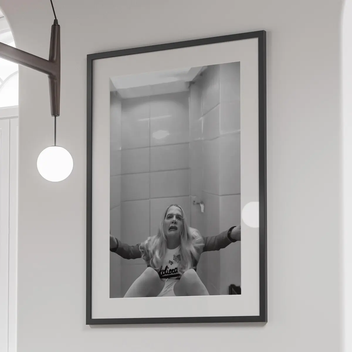 Unframed, Room Decor, White Chicks Movie Poster, Restroom Decor, Black And White, Toilet Print, Funny Bathroom Wall Art, Girls Bathroom Decor