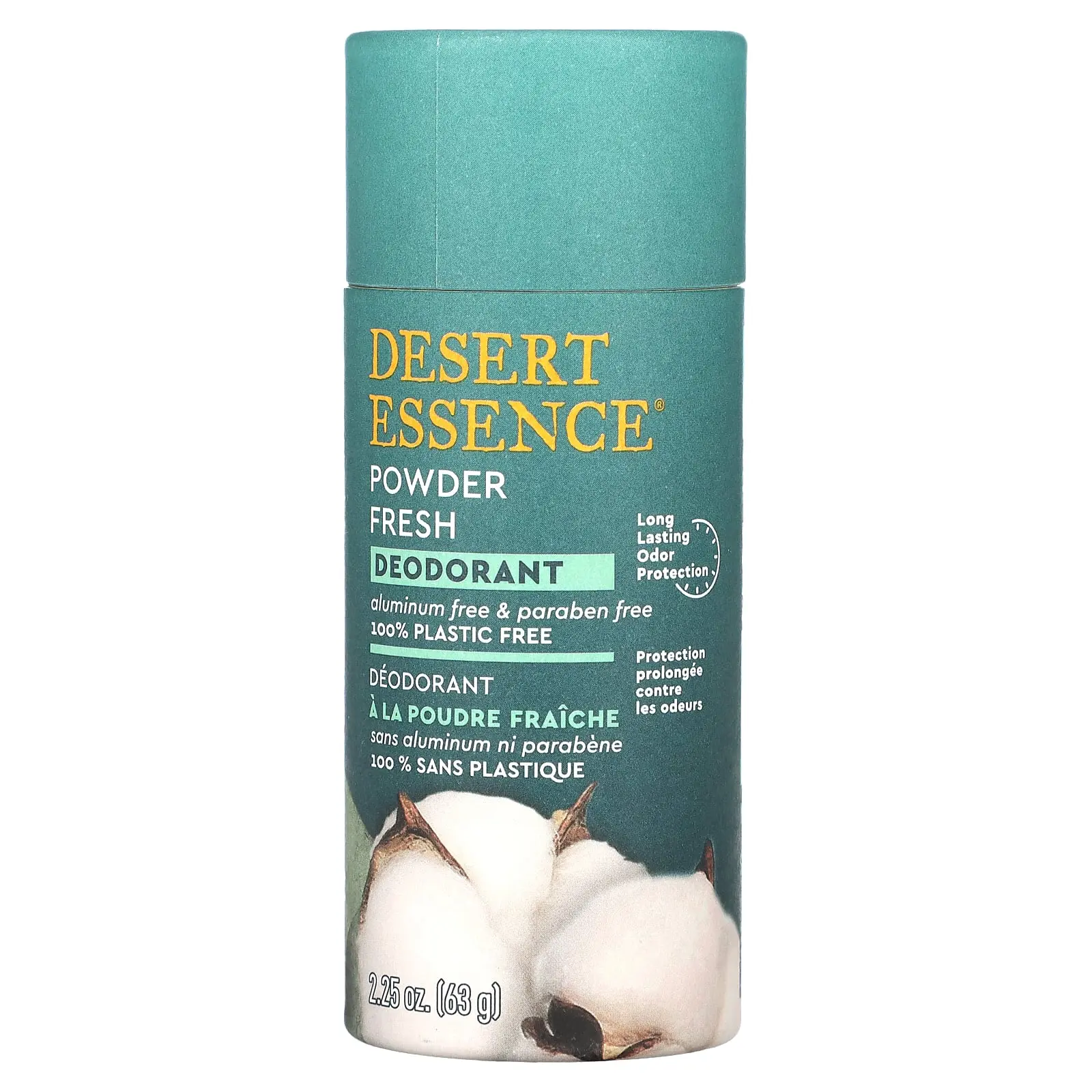 Desert Essence Deodorant, Powder Fresh , 2.25 oz (63 g)