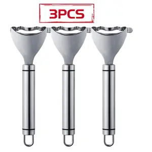 3 PCS Corn Cutter Peeler Corn Stripper Cob Stripper Stainless Steel Kitchen Tool