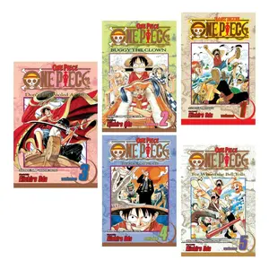 One Piece 1 - Vol 1 - 5 Collection Set East Blue and Baroque Works