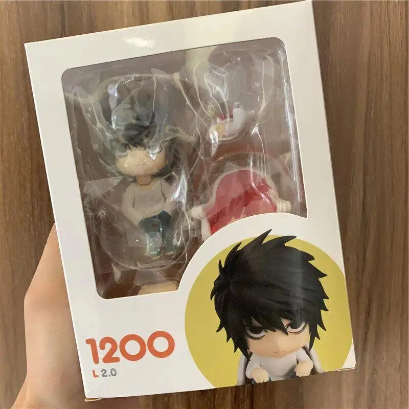 #1200 #1160 10cm Death Note L Yagami Light Movable PVC Nendoroid Anime Action Figures Collectible Model Desktop Ornament