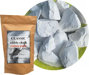 Classic Edible Chalk Chunks 450g – Extra Large Natural Crunchy White Chalk for Eating, Pica Cravings Relief, ASMR Crunch
