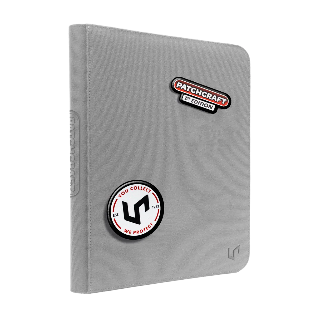 PATCHCRAFT™ Zippered 9-Pocket PRO-BINDER® Gray