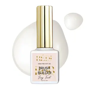 RED IGUANA Ivory Touch BoB Gel - RÉDI Soft Gel Builder 15ml HEMA-Free for Structured Manicures & Soft to Medium Length Extensions - Cosmetic