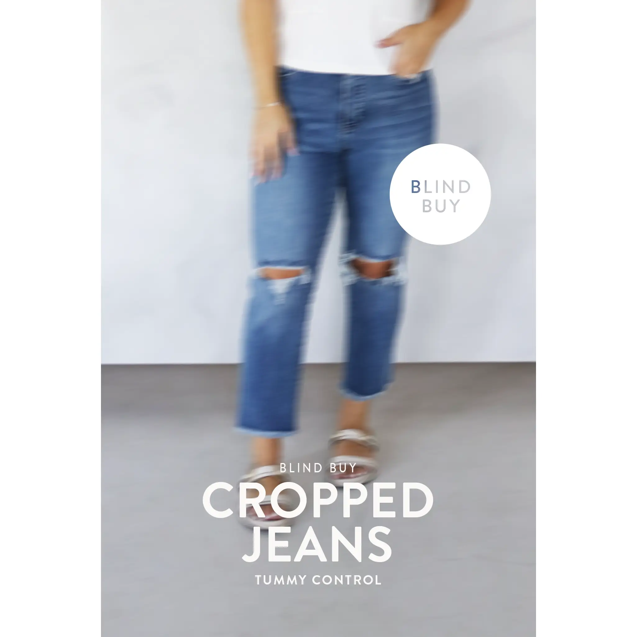 Blind Buy Tummy Control Jeans - Cropped