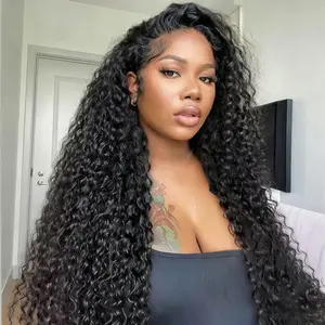 Cheetahbeauty 200% Density 99J Burgundy/Natural Black/Ombre T1B/4/27 Deep Wave Lace Front Wigs Human Hair 13x6 HD Lace Frontal Wigs Human Hair Lace Front Wigs Pre Plucked 99j Burgundy Deep Curly Human Hair For Women #tiktokshopmemorialday