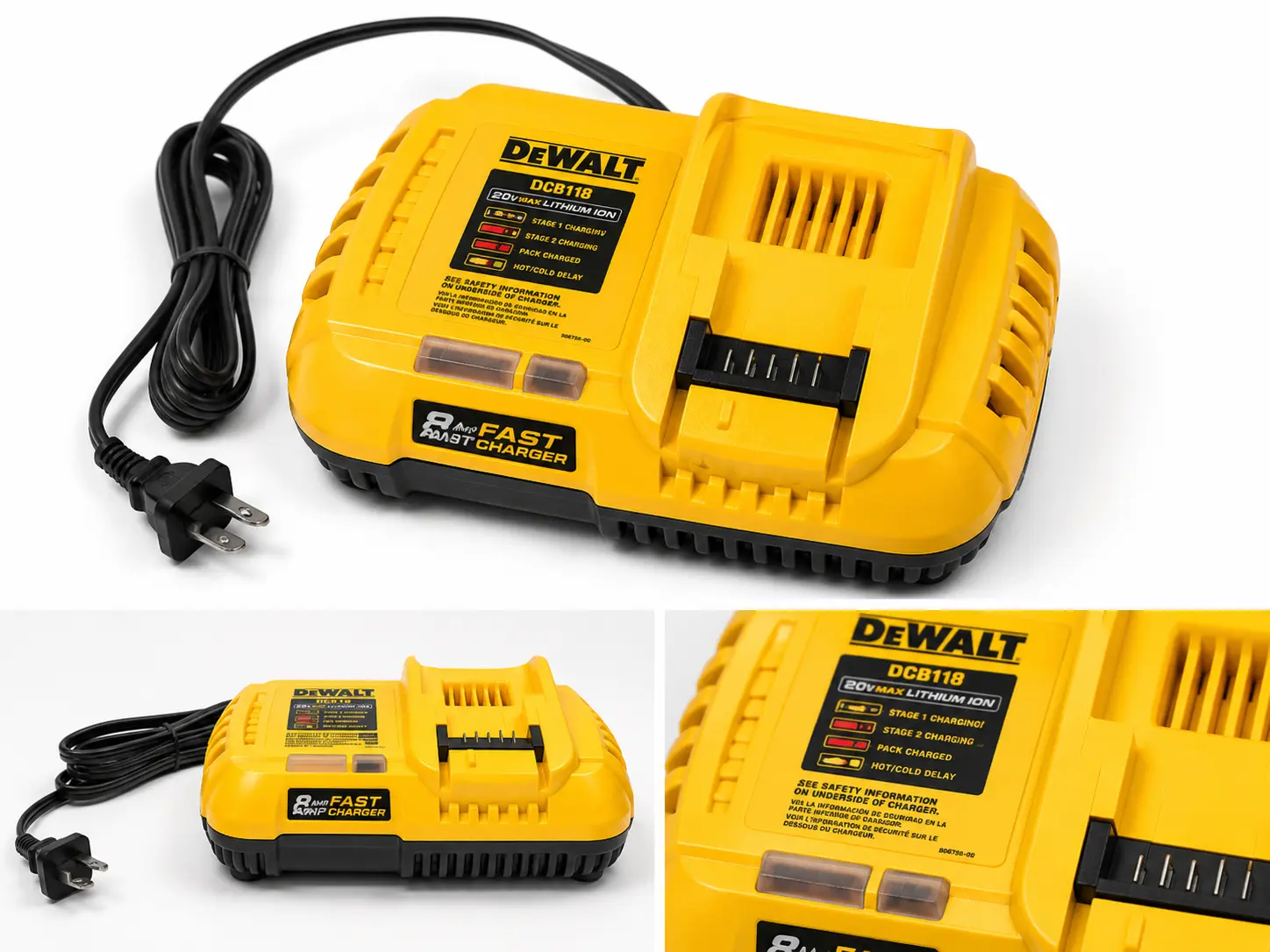 DEWALT 20V MAX / FLEXVOLT 8A Fast Charger  | 100% Genuine OEM | New |