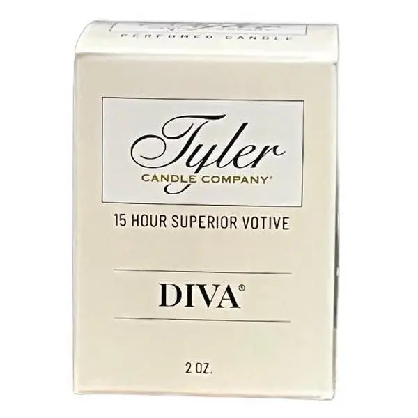 Tyler Candle 15-Hour Boxed Votive Set of 4 - Diva