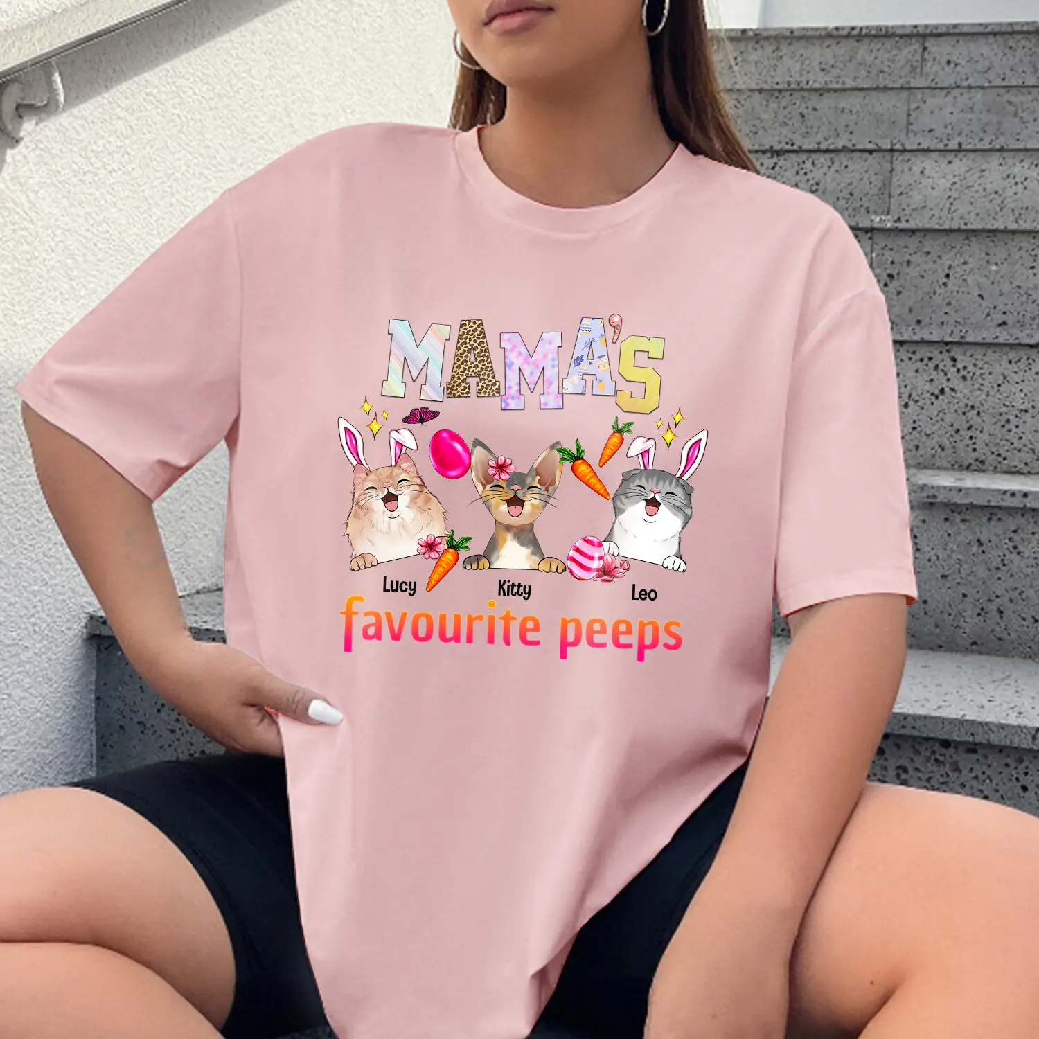Custom Easter Day T-Shirt: Happy Easter A02