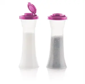 Tupperware Classic Large Hourglass Salt and Pepper Shakers - Airtight Closure, Dishwasher Safe, Ergonomic Design, Kitchen Gadgets Kitchenware Home