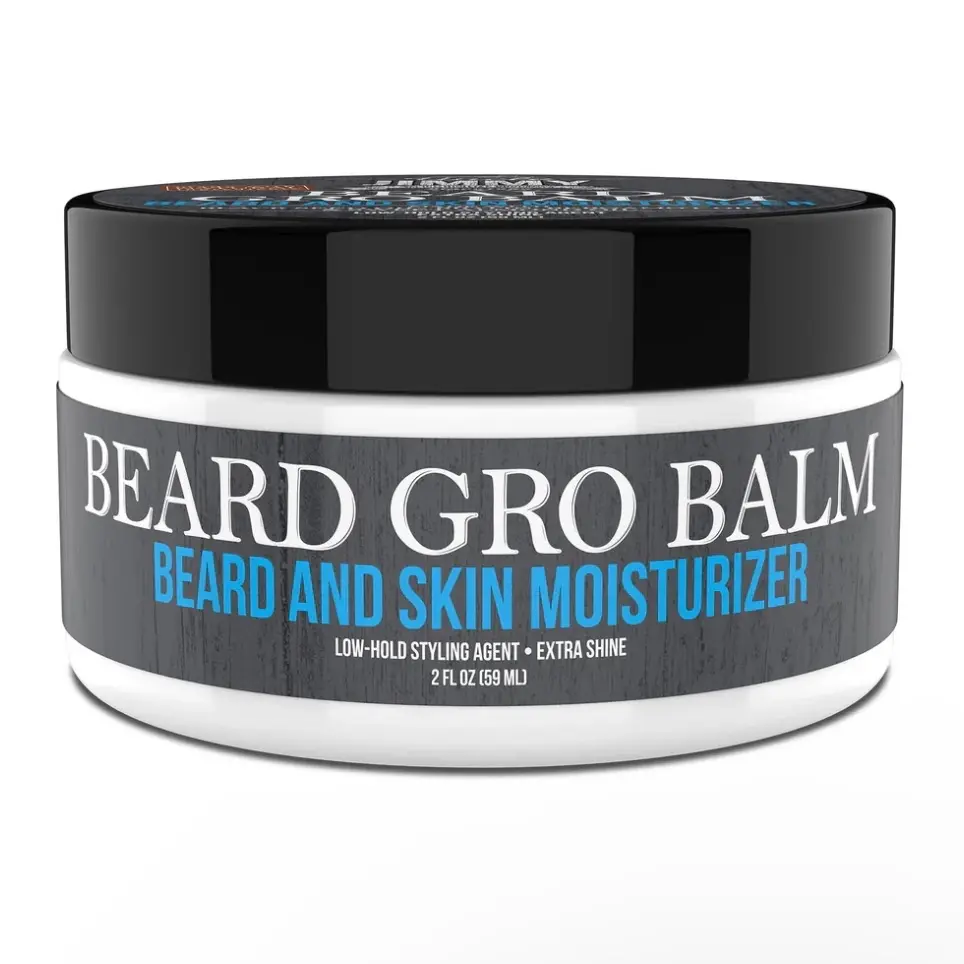 Uncle Jimmy Beard Gro Balm, Conditioning Balm for Men | Hydrates, Smooths, Adds Shine & Tames Flyaway Hair |