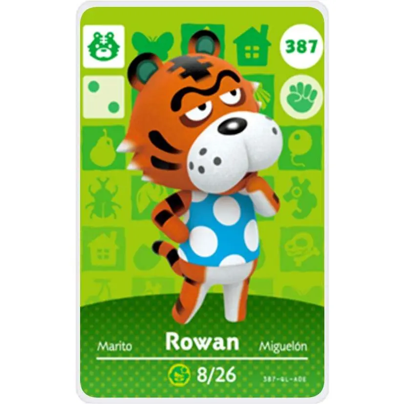 Rowan - Villager NFC Card for Animal Crossing New Horizons Amiibo