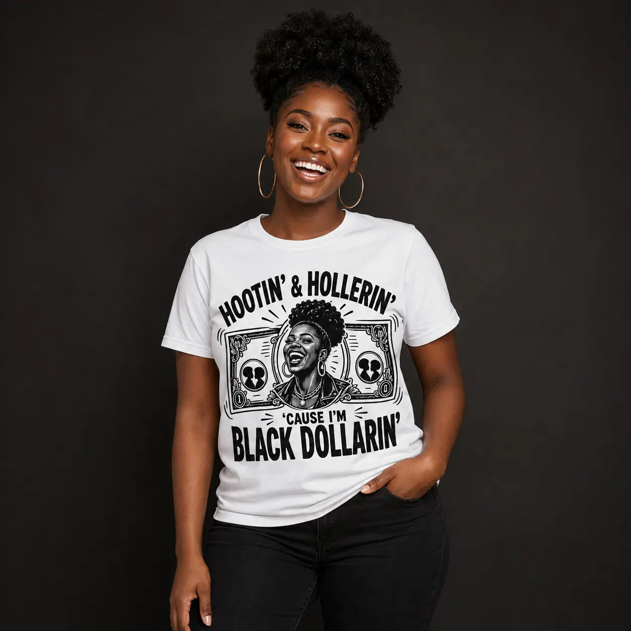 Hootin & Hollerin (Female Hooter) T-Shirt