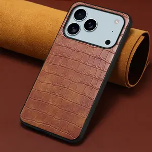 Luxury Faux Leather Matte Feel Phone Case For iPhone 17 Pro Max 16 Plus 15 14 13 12 For Unisex Relatives Friends And Elders Holiday Gift