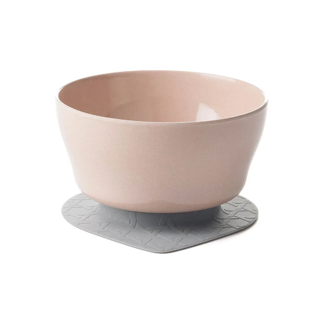 Miniware MWSB104SS Small Size Bamboo Fiber Snack Bowl - Sandy Stone, Feeding Tableware for Everyday Use