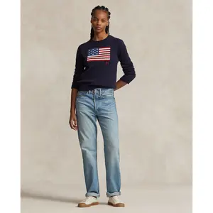 Polo Ralph Lauren - Flag Cotton Crewneck Sweater
