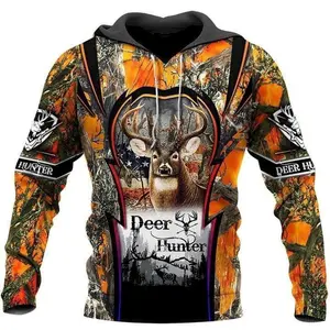 Pemagear Deer Hunter Forest For Hunting Lover 3D All Over Print Hoodie