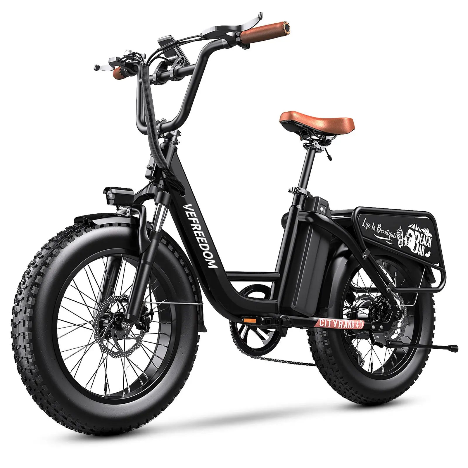 EVOKUN “City4.0 750W High‑Speed Electric Bike – 29MPH, 20AH Long‑Range, Front Suspension, Commuter Power E‑Bike”