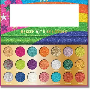 United Shades of Glitter - 21 Pressed Glitter Eyeshadow Palette