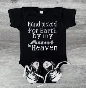 Hand Picked For Earth By My Aunt In Heaven Bodysuit