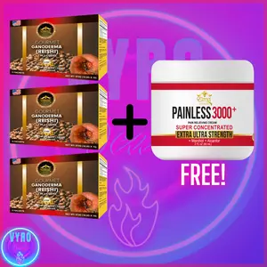 Cafe Con Ganoderma Coffee and Ganoderma Reishi Beverage Energy Boost Instant Latte