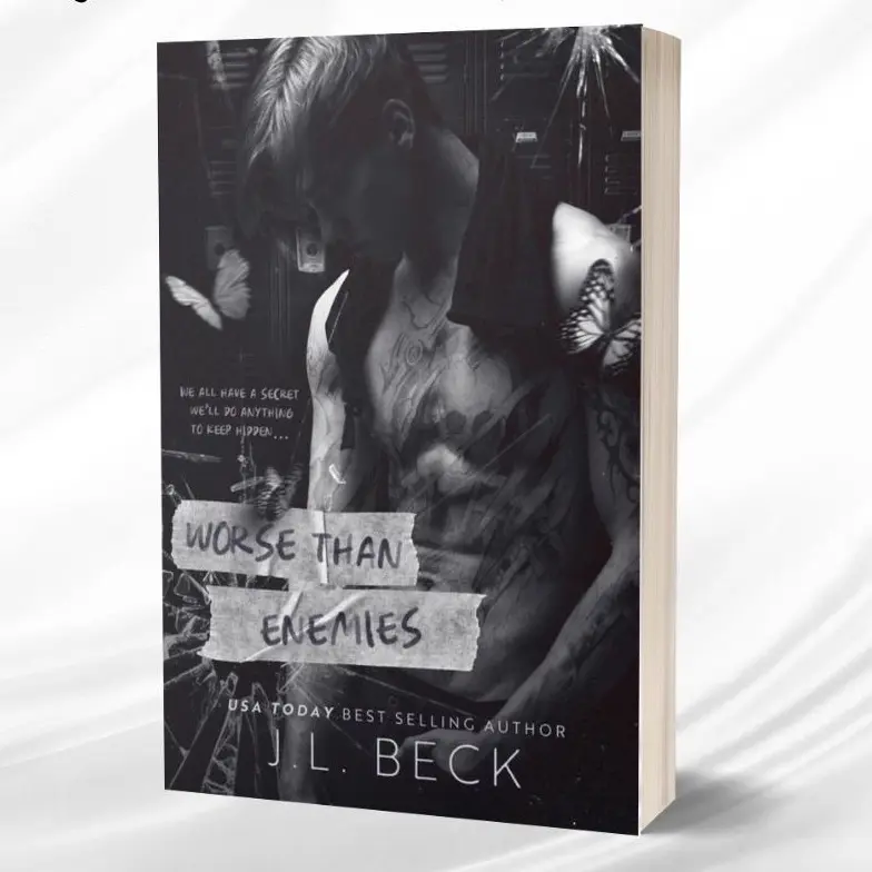 J.L. Beck Worse Than Enemies: Spicy Stepbrother Bully Novel with Dark Academia Vibe, Paperback Edition Romance Novels Book Series