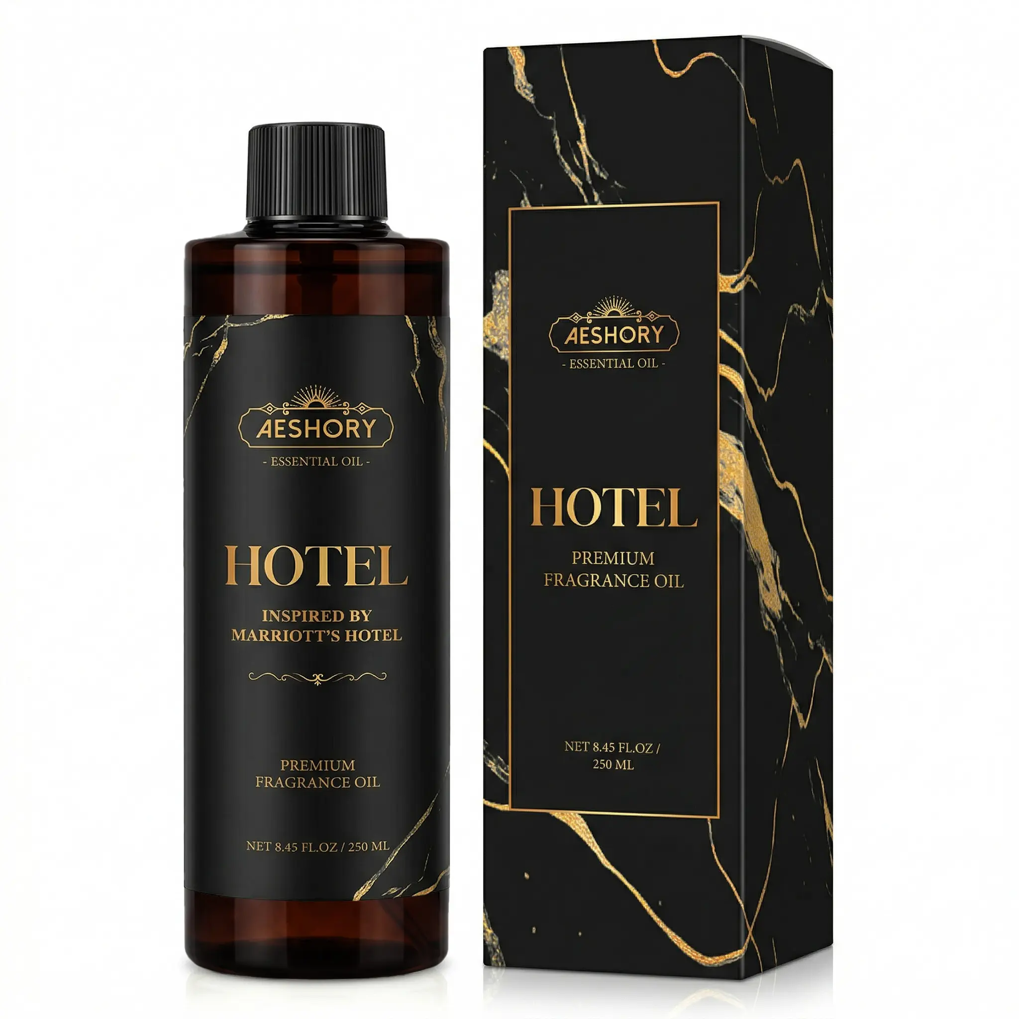AESHORY Luxury Hotel Scent Fragrance Oil 250ML, Long Lasting Hotel-Inspired Aroma Oil for Diffuser, Home, Bedroom & Office