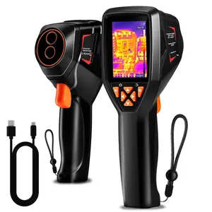 Handheld Thermal Imaging Camera 320x240 Super Resolution, 25HZ  Rate, High/Low Temp , 8H  Life for Water Leak Detection,   and  Inspection