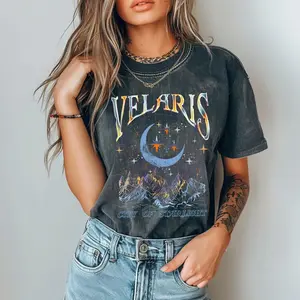 [Sale Up To 50%] Velaris Comfort Colors Shirt,Thorns and Roses Court of Dreams Shirt,Court of Thorns And Roses,Acotar Comfort Colors Tee,Night Court