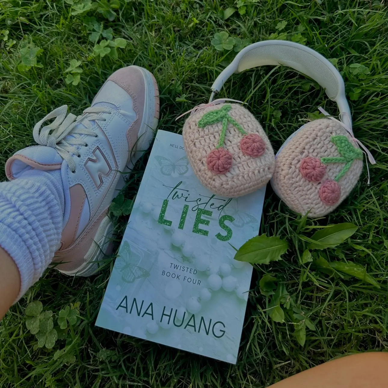 Cherry Crochet AirPod max case