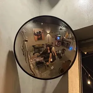 Viral Fisheye Selfie Mirror, Cool Round Convex Wall Mirror, Y2K Aesthetic Home & Room Decor, Perfect for Photo Shooting