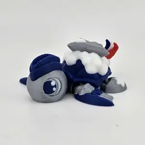 Prospect 3D - 3D Printed Service Mini Sea Turtle – Sea Turtle Shores Collection (Army, Navy, Marine, Air Force, Coast Guard, Police)