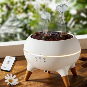 250ml Dynamic Jellyfish Essential Oils Aroma Humidifier - Portable, Automatic Color-Changing LED-Lit, with Auto Power-Off Protection, Suitable for Home, Office, Portable Humidifier