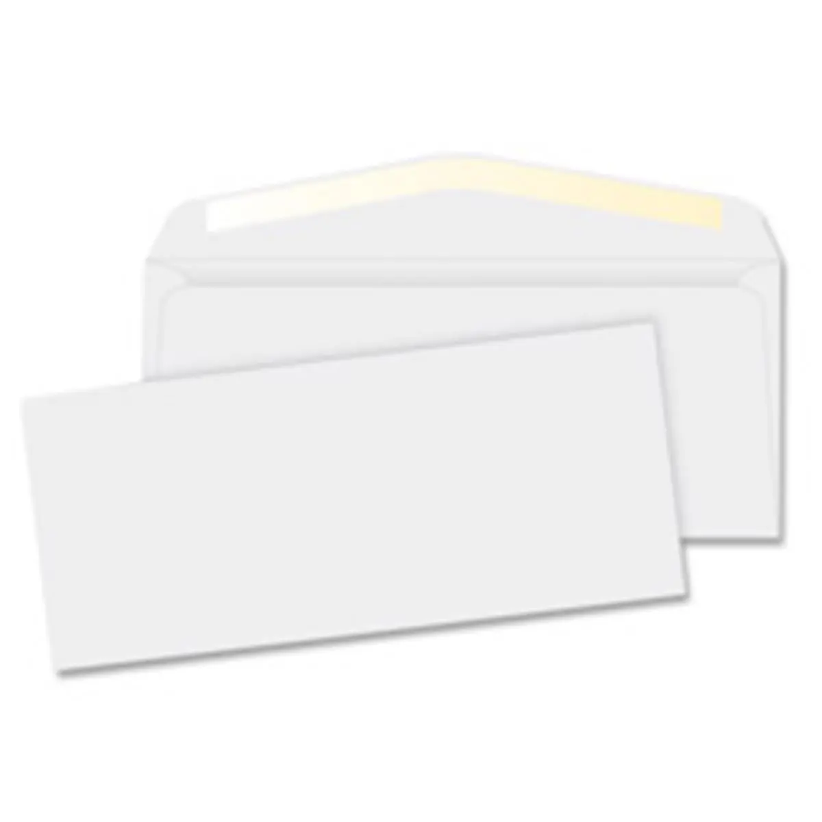 Business Source No. 10 Standard Size Business Envelopes, 24 lb. Sturdy Wove Paper, 4.13in x 9.50in Size, Open Top, Fully Gummed Flaps for Sealed Mail (WE) - Sealed Envelopes & Postal Supplies