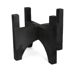 Ashcroft Mid Century Plant Stand - Black