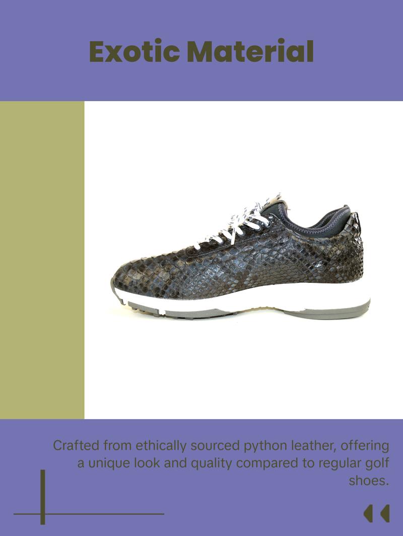 Men's Viper - Python Golf Shoes in Gray Men's Viper - Python Golf Shoes in Gray