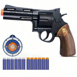 High-End Non Revolver Toy, Model Toy With Soft Foam-Filled Bullets, ' Play Blaster Gun, Cow Prop Game Fake Sniper Rifle, Suitable For  ed 6-12, Cool Halloween, Christmas And Birthday Gift