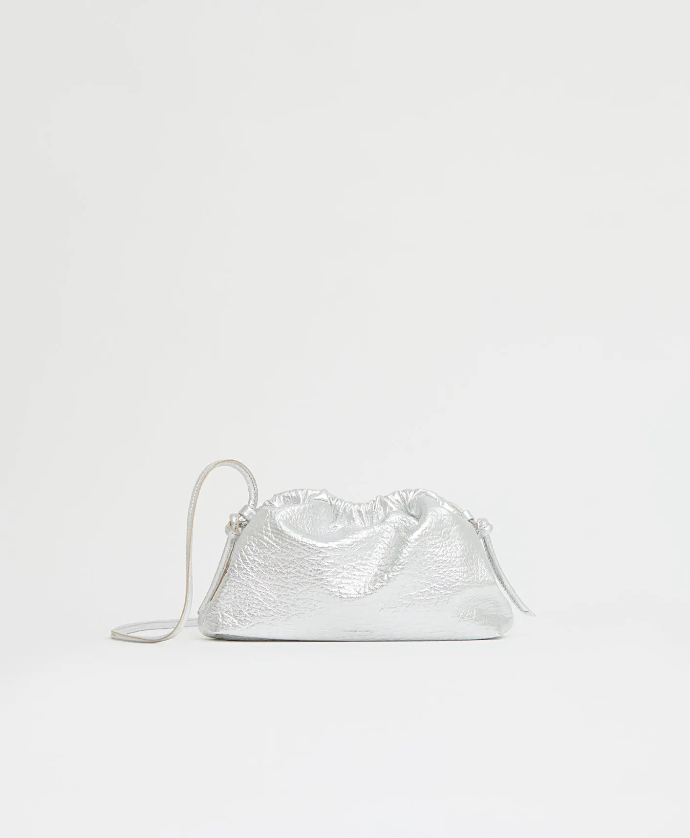 Mini Cloud Clutch - Tumbled Silver