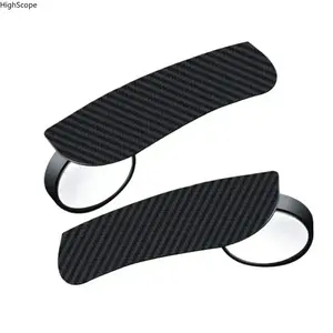 2PCS Car Rearview Mirror Rain Guards – 360° Small Round Auxiliary Mirrors, Blind Spot Reduction, Vehicle Exterior Accessories