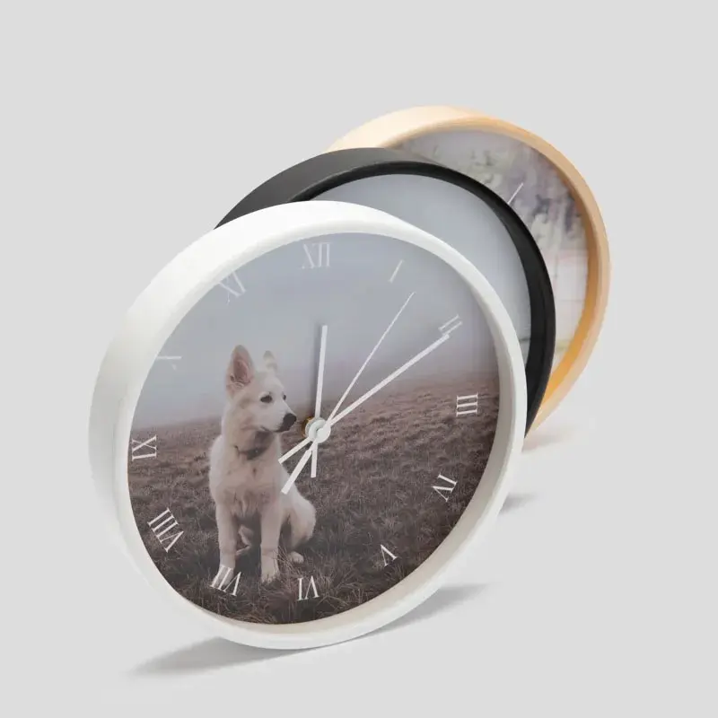 Customized 9" Clock- You Text, Photo, Logo Customized 9" Clock- You Text, Photo, Logo
