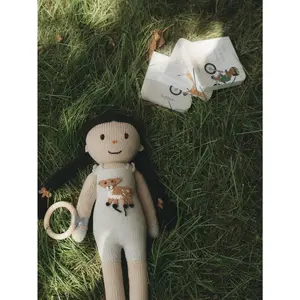 Mabel: Knit Doll & Teether + Includes a Free Storybook!