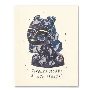 Twelve Moons Card