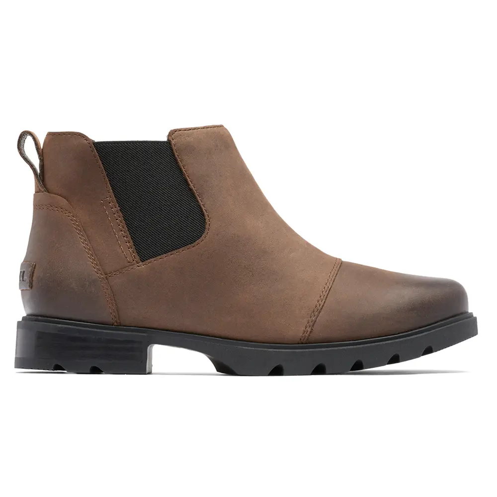Sorel Womens Emelie Iii Waterproof Chelsea Casual Boots Ankle Low Heel 1-2" - Brown