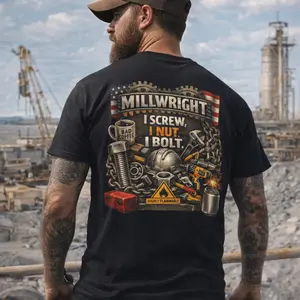 Millwright I Screw I Nut I Bolt T-Shirt