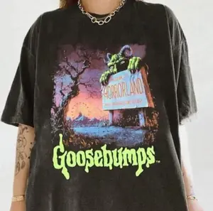 Goosebumps Horrow Shirt, Welcome To Horror Land Shirt, Vintage Goosebumps Shirt, One Day At Horror Land Tee, Spooky Season Shirt
