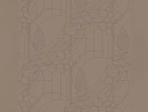 Frank Lloyd Wright Collection by Cloud9 | March Balloons - Earth Tonal Blender (227965) | 100% Organic Cotton