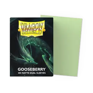 Dragon Shield Dual Matte Standard Sleeves - Gooseberry (100-Pack)