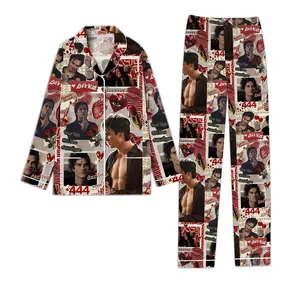 Vampire Diaries Pajamas for Bookish Fans, Kid & Adult Family Matching Sleepwear, Halloween Xmas PJs